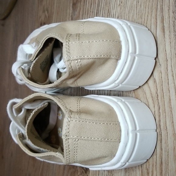 Mad Love Womens Fran Tan White Lace Up Wedge Sneakers Size 8 - Picture 4 of 11